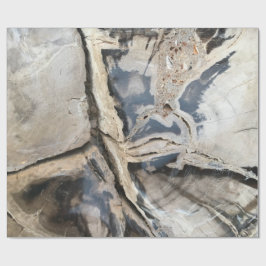 Papel de embalaje cristalino negro y poner crema