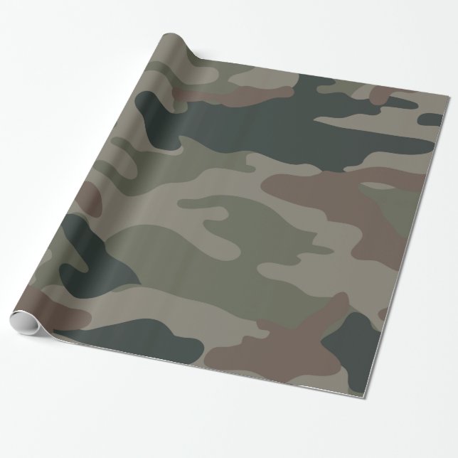 Papel de embalaje de Camo de la caza (Desenrollado)
