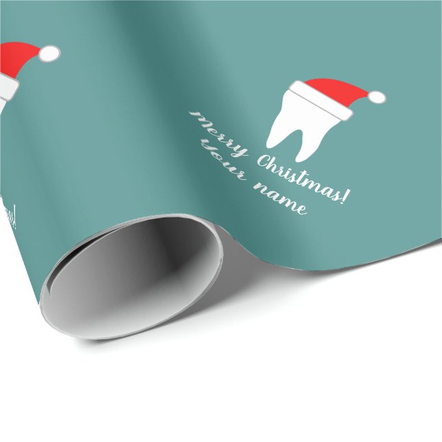 Papel de embalaje de encargo del navidad de la (Esquina del rollo)