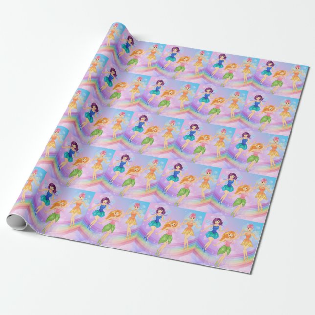 Papel de embalaje de hadas (Desenrollado)