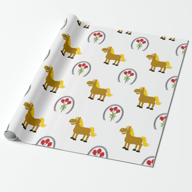 Papel de embalaje de Kentucky derby (Desenrollado)