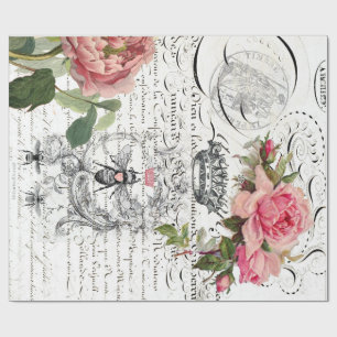 Papel de embalaje de la abeja reina