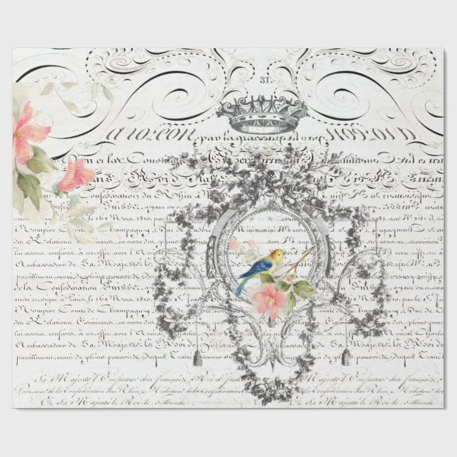 Papel de embalaje de la escritura de las Ephemeras (Superficie plana)