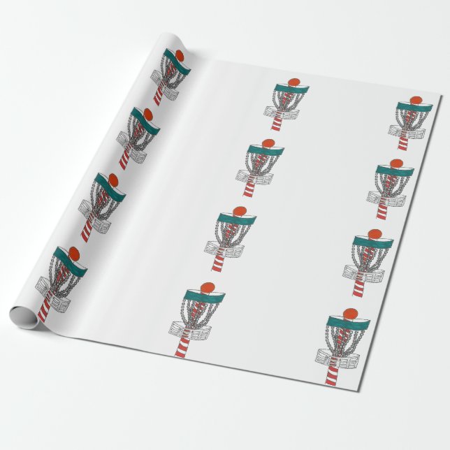 Papel de embalaje de la meta del agujero de Polo (Desenrollado)