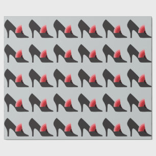 Papel de embalaje de la moda del zapato del tacón