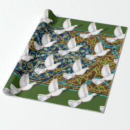 Papel de embalaje de la PALOMA de la PAZ