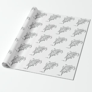 Papel de embalaje de la pluma de canilla