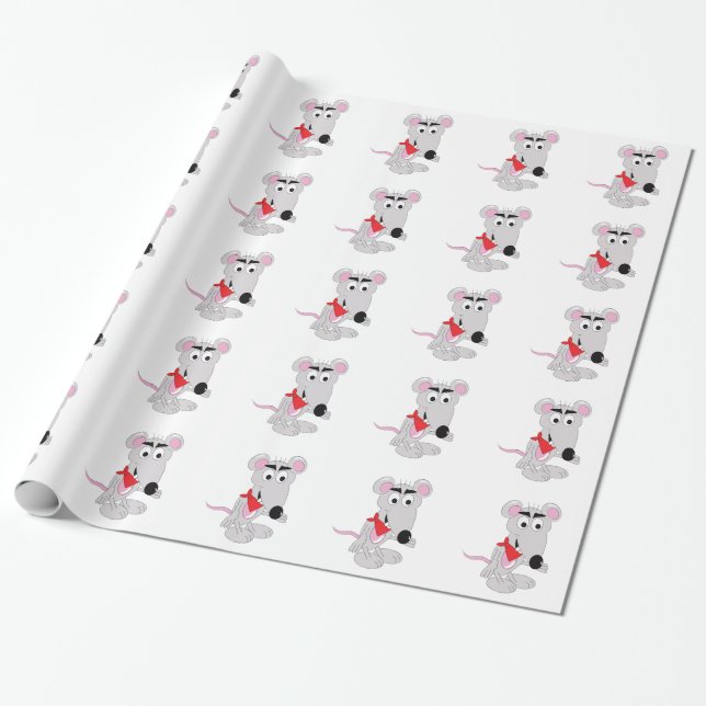Papel de embalaje de la rata - soleado (Desenrollado)