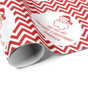 Papel de embalaje de las Felices Navidad con los