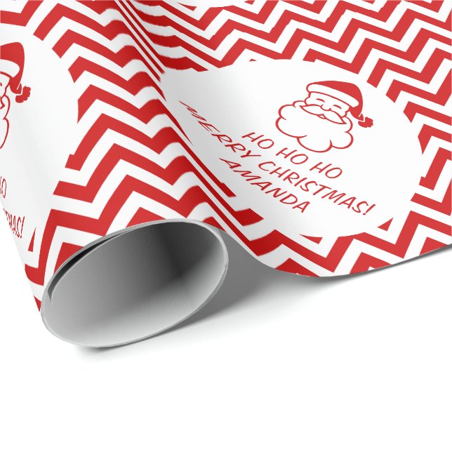 Papel de embalaje de las Felices Navidad con los (Esquina del rollo)