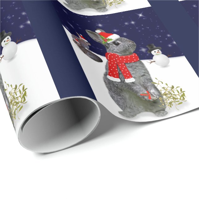 Papel de embalaje de los equipos del navidad (Esquina del rollo)