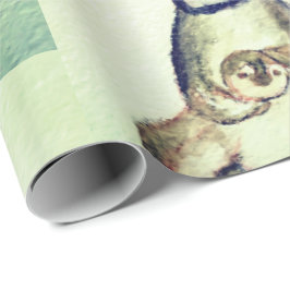 Papel de embalaje de los pingüinos