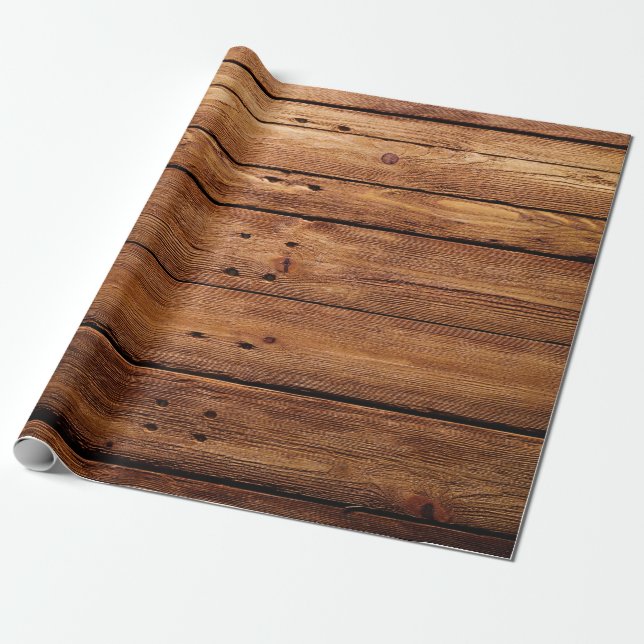 Papel de embalaje de madera elegante (Desenrollado)