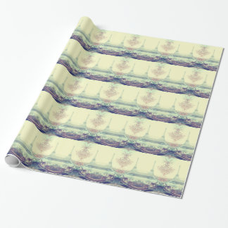 Papel de embalaje de París del vintage