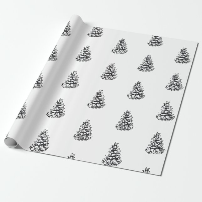Papel de embalaje de Pinecone (Desenrollado)