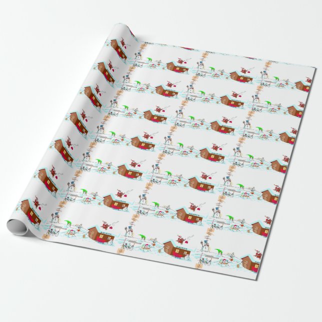 Papel de embalaje de Polo Norte (Desenrollado)