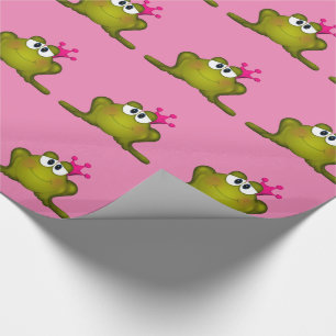 Papel de embalaje de princesa Frog