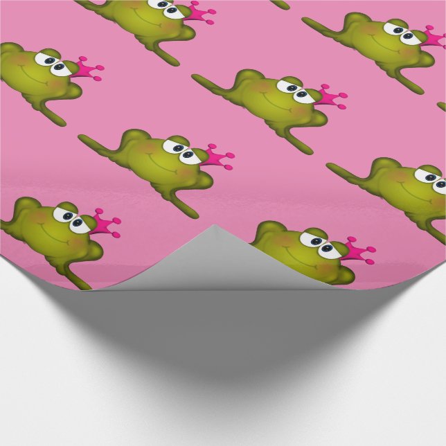 Papel de embalaje de princesa Frog (Esquina)