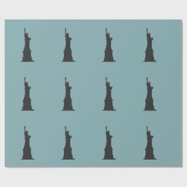 Papel de embalaje de señora Liberty
