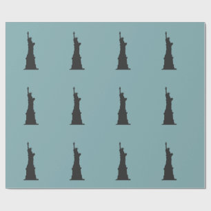 Papel de embalaje de señora Liberty