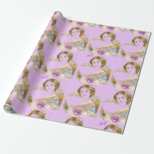 Papel de embalaje de señora Matte de la fan del