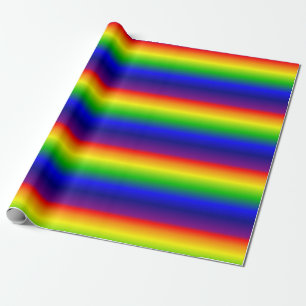 Papel de embalaje del arco iris