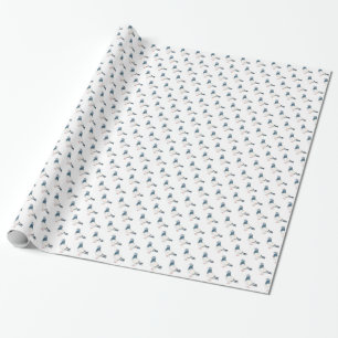 Papel de embalaje del arte del pájaro de la paloma