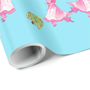 Papel de embalaje del baile de NutcrackerBallet