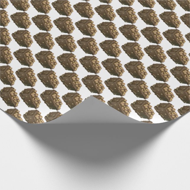Papel de embalaje del brownie del dulce de azúcar (Esquina)