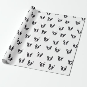 Papel de embalaje del bulldog francés