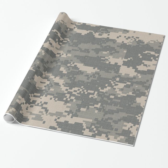 Papel de embalaje del camuflaje del ACU Digital (Desenrollado)