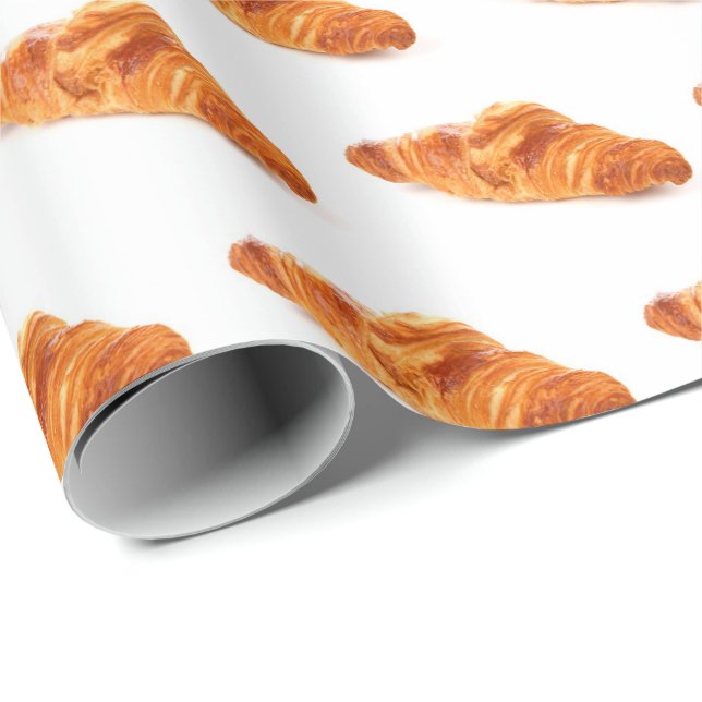 Papel de embalaje del Croissant, rollo francés del (Esquina del rollo)