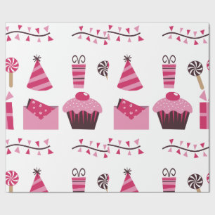 Papel de embalaje del cumpleaños