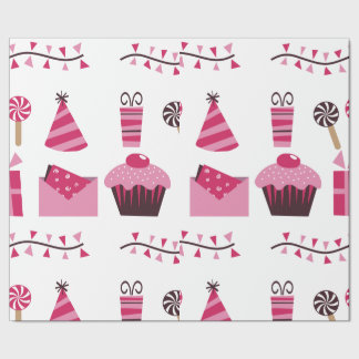 Papel de embalaje del cumpleaños