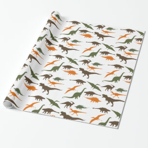 Papel de embalaje del dinosaurio