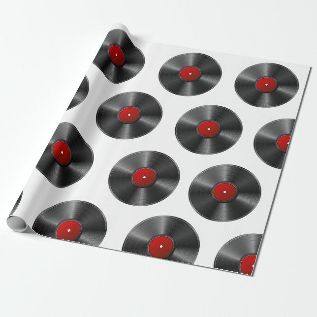 PAPEL DE EMBALAJE DEL DISEÑO DE LOS DISCOS DE (Desenrollado)
