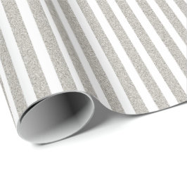 Papel de embalaje del gris de plata