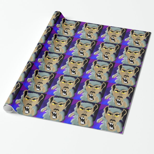 Papel de embalaje del hombre lobo (Desenrollado)