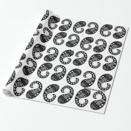 Papel de embalaje del modelo de Paisley