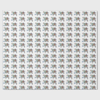 Papel de embalaje del navidad del cazador