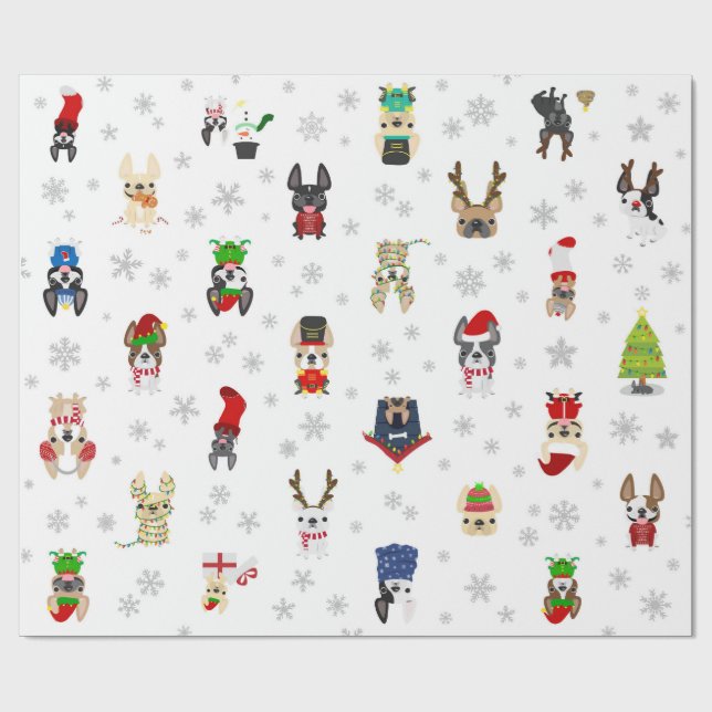 Papel de embalaje del navidad del día de fiesta (Superficie plana)