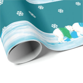Papel de embalaje del navidad para los niños