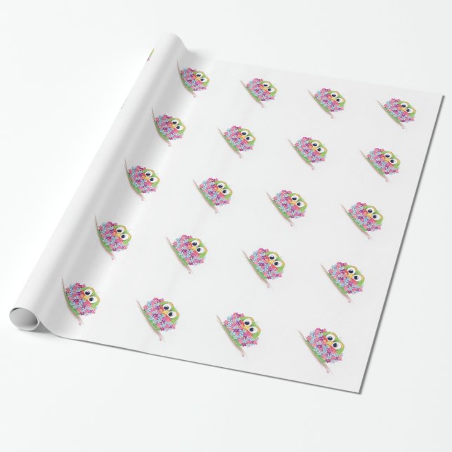 Papel de embalaje del ramo del brote (Desenrollado)