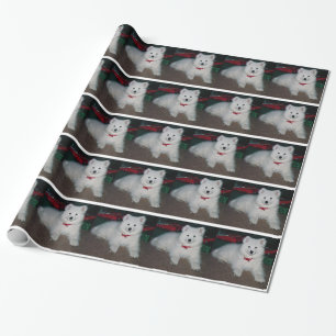 Papel de embalaje del samoyedo