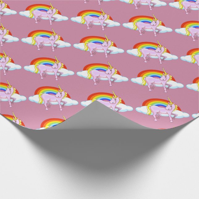 Papel de embalaje del unicornio (Esquina)
