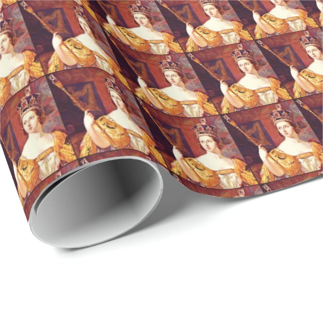 Papel de embalaje del Victorian del tema de la (Esquina del rollo)
