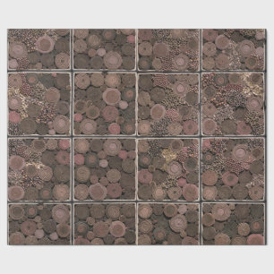 Papel de embalaje en espiral abstracto de la