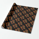 Papel de embalaje feliz de Thanksgivukkah Turquía<br><div class="desc">Es el papel de envoltorio para regalos muy divertido de "Thanksgivukkah feliz". ¡Ése correcto… este año, caídas de Jánuca en acción de gracias! ¡Cuál, según un análisis de los calendarios judíos y gregorianos, no sucederá otra vez por más de 75.000 años!! Conmemore este acontecimiento raro del una vez que-en-uno-curso de...</div>