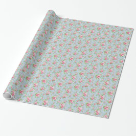 Papel de embalaje floral