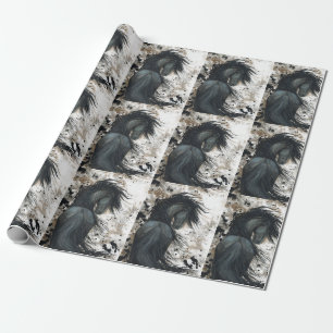 Papel de embalaje frisio del papel de regalo de